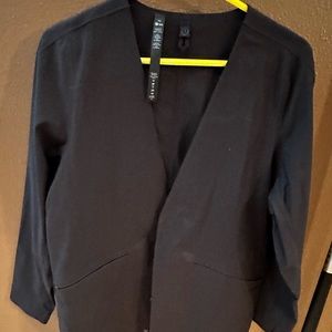 Lululemon men’s collarless jacket, size XS, black - worn twice